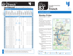 83* Trench P.M. A.M. Trench