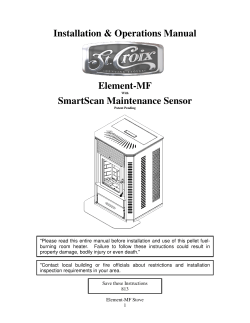 Element-MF SmartScan Maintenance Sensor Installation