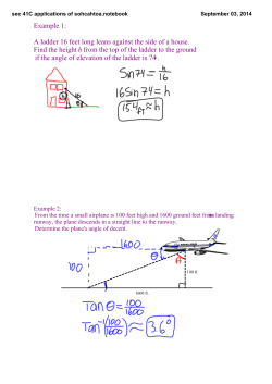 sec 41C applications of sohcahtoa.notebook