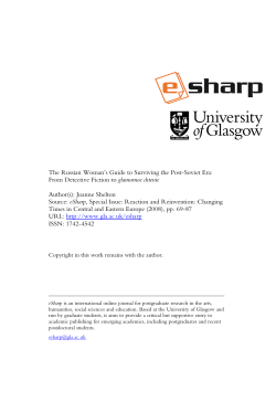 SI1 - Shelton - University of Glasgow