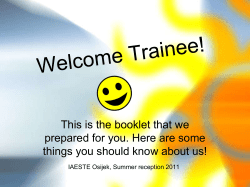 Croatia - IAESTE Hrvatska