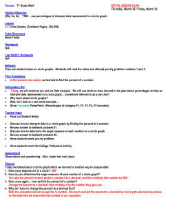 Course: 7th Grade Math DETAIL LESSON PLAN Thursday, March