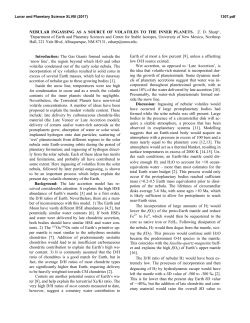 Nebular Ingassing as a Source of Volatiles to the Inner Planets