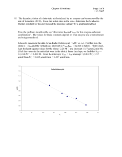 Chapter 8 Problems Page 1 of 6 11/1/2007 8.1 The decarboxylation