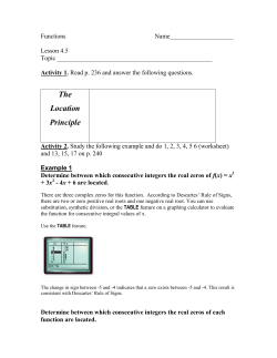 The Location Principle
