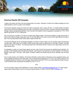 five mountain ranges - Go Dominican Republic