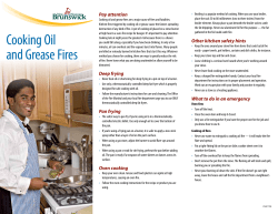 Cooking Oil and Grease Fires