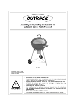 Manual - Outback Barbecues