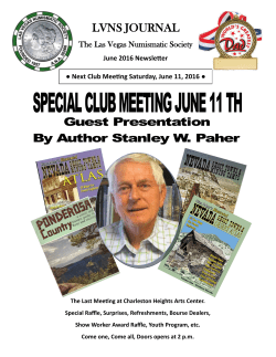 June 2016 - Las Vegas Coin Club