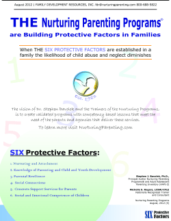 Nurturing Parenting Programs are Building Protective Factors in