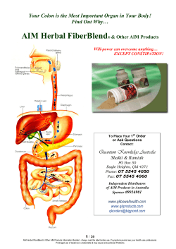 Quantum Knowledge Australia Your Colon is the Most Important