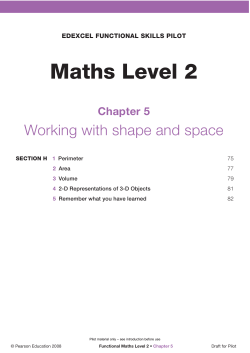 Maths Level 2 - Edexcel