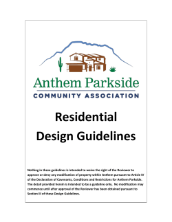 Parkside Design Guidelines