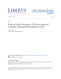 The Persecution of Christians During the Revolutionary War