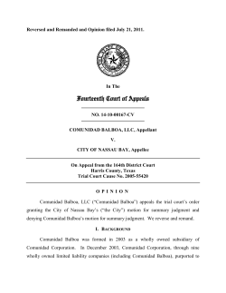 Fourteenth Court of Appeals