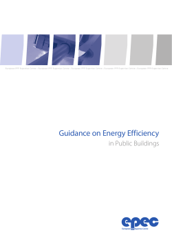 Guidance on Energy Efficiency in Public Buildings