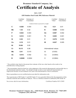 BS 81P - Brammer Standard