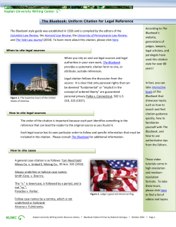 The Bluebook