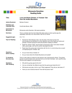 Love and Roast Chicken: A Trickster Tale from the Andes Mountains