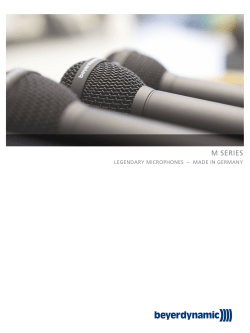 M SerieS - Beyerdynamic