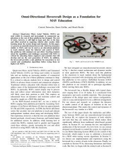 Omni-Directional Hovercraft Design as a Foundation for