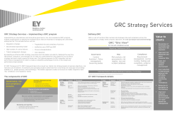 Implementing a governance, risk and compliance program