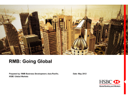 RMB: Going Global