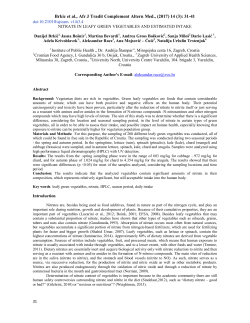 Brkic et al., Afr J Tradit Complement Altern Med., (2017) 14 (3): 31-41