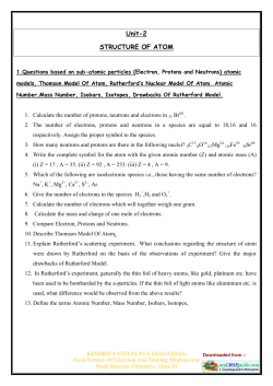Chemistry Class 11 HOTS Important Question