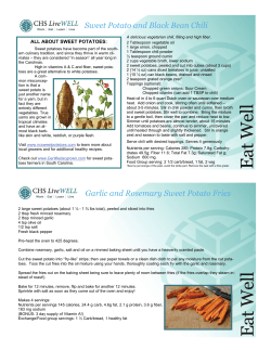 Garlic and Rosemary Sweet Potato Fries Sweet Potato and Black