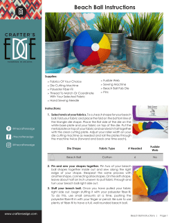 Beach Ball Instructions