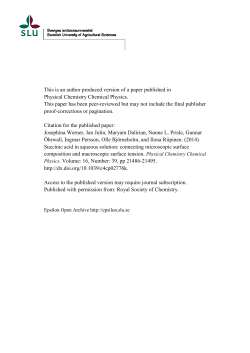 This is an author produced version of a paper published in Physical