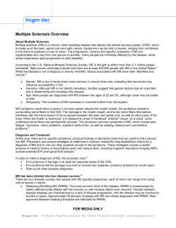 Multiple Sclerosis Overview