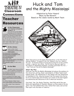 Huck and Tom - Virginia Repertory Theatre