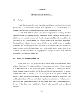 CHAPTER 4 PROPERTIES OF MATERIALS 4.1 Fly