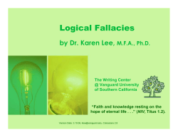 Logical Fallacies