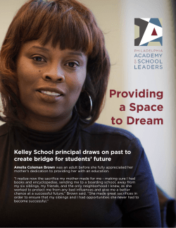 to read the full profile on W.D. Kelley Elementary Principal and