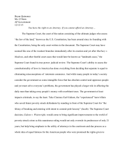Gideon v. Wainwright