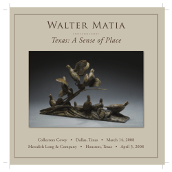 Texas - Walter Matia