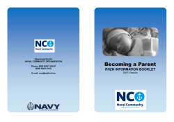 NCO Parental Booklet