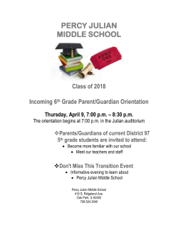 percy julian middle school - Oak Park Elementary School District 97