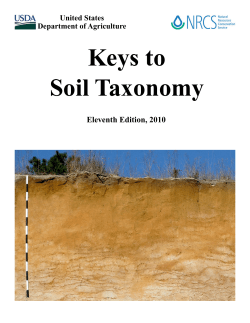 Keys to Soil Taxonomy, Eleventh Edition