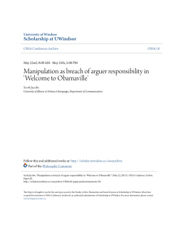 Manipulation as breach of arguer responsibility in