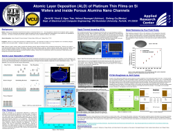 Atomic Layer Deposition (ALD) of Platinum Thin