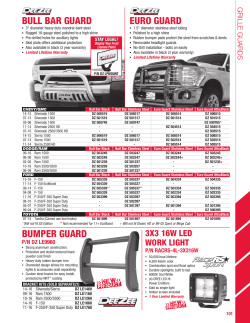 EURO GUARD BULL BAR GUARD BUMPER GUARD