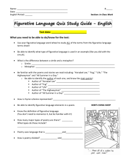 Figurative Language Terms