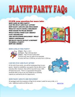 FAQ - Playfit Kids Club