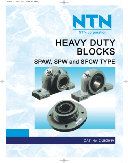 Heavy Duty Spherical Roller Bearing Mounted Units