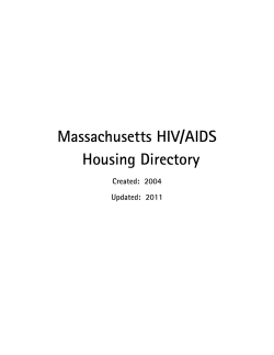 Massachusetts - Victory Programs