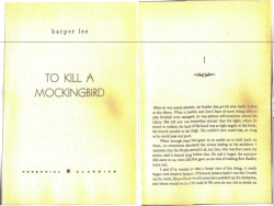 to kill a mockingbird